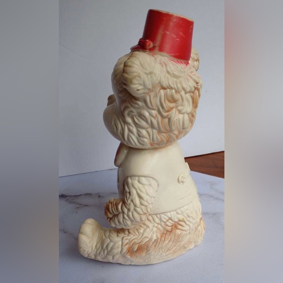 Rare Vintage 1960’s Edward Mobley Squeaky The Edward Mobley Co. Fez Hat Bow tie - Picture 4 of 6